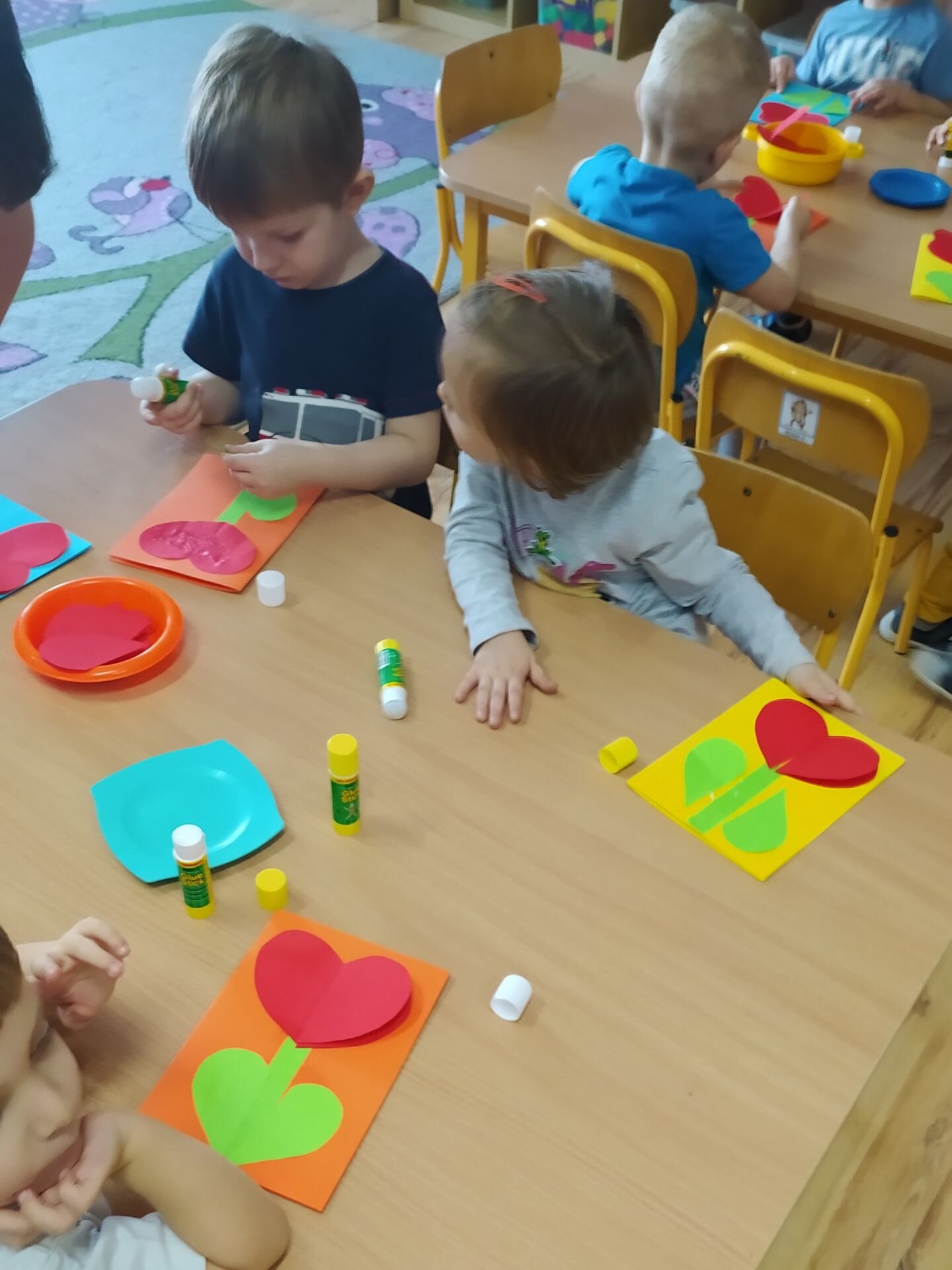 5 Dzień Babci i Dziadka - Tworzenie kartek (3)