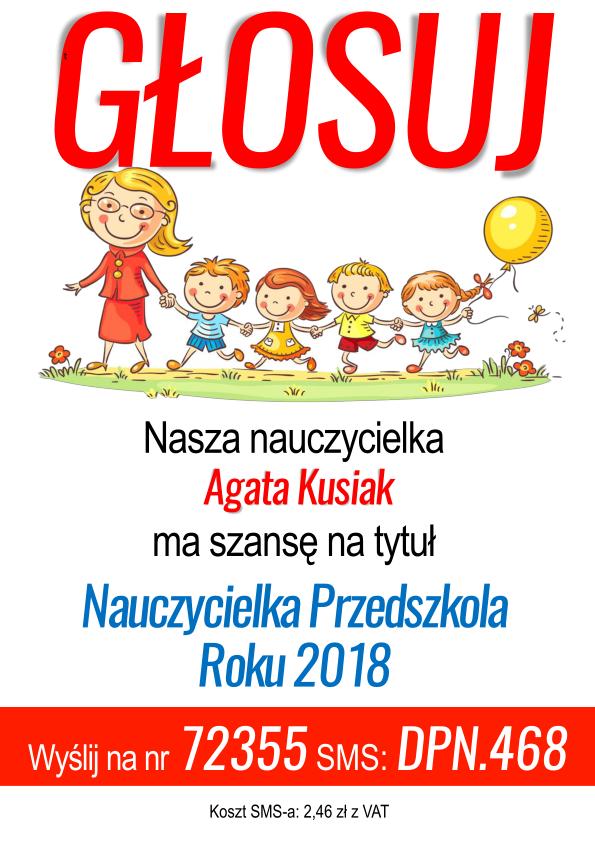 Nominacja Nauczycielka Roku 2018 - Agata Kusiak