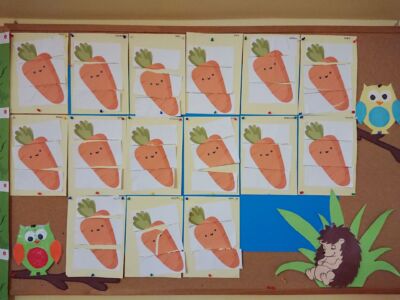 Warzywa - Marchewkowe puzzle